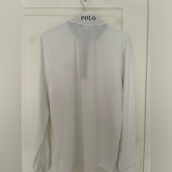 Ralph Lauren polo golf long sleeve navy blue and white - Picture 2 of 4